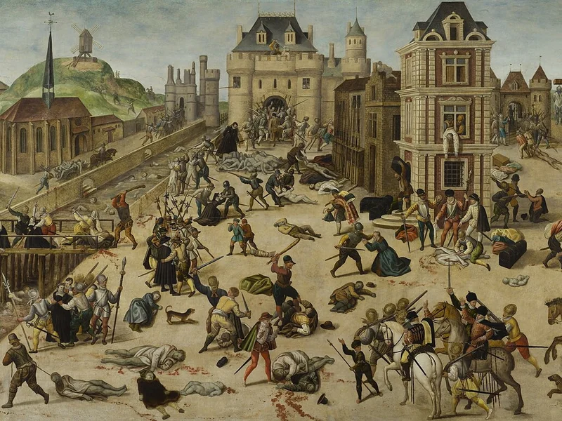 1790-François Dubois - Il massacro di San Bartolomeo